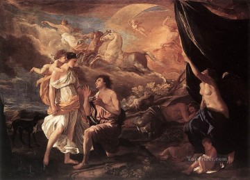 Selene y Endymion pintor clásico Nicolas Poussin Pinturas al óleo